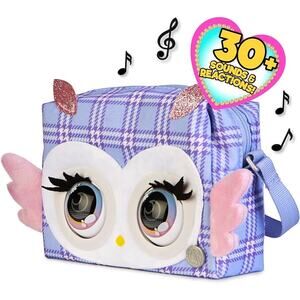 Purse Pets Print Perfect Hoot Couture Owl Interactive Pet Toy  Kids Purse